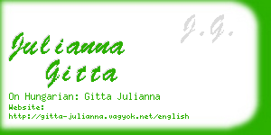 julianna gitta business card